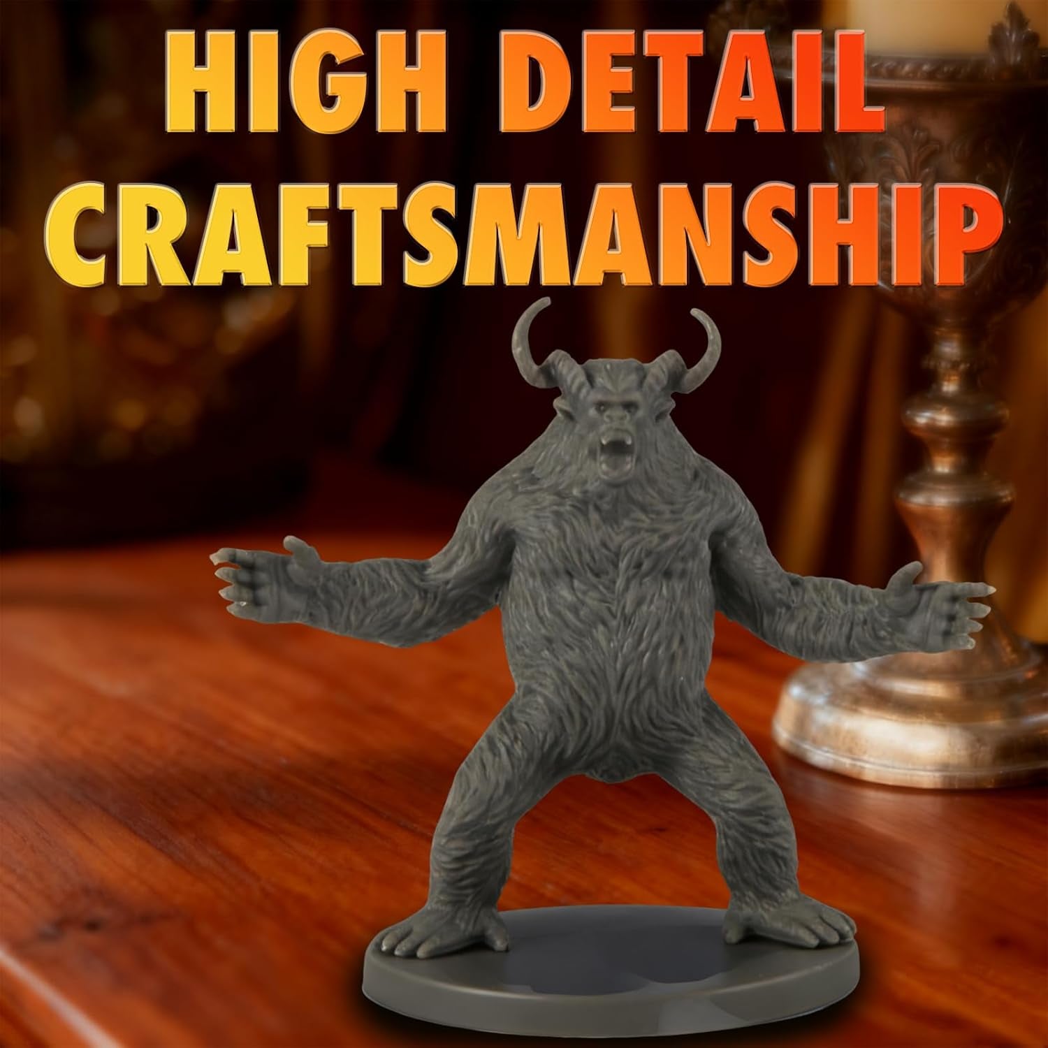 50 Unique Miniatures Fantasy Tabletop RPG Figures for Dungeons and Dragons, Pathfinder Roleplaying Games, Bulk Unpainted, Great for D&D