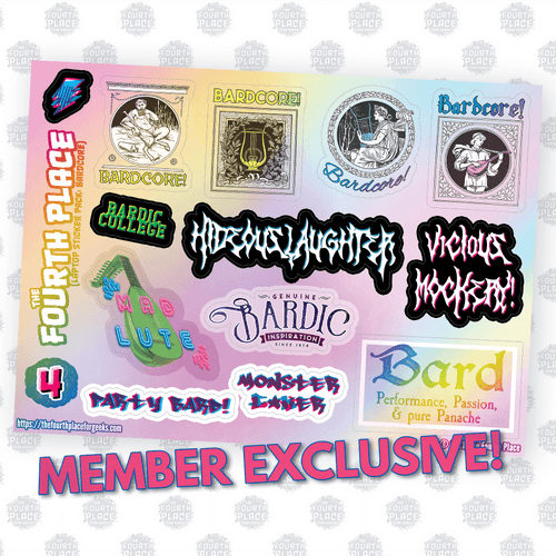 Bardcore! Stickers