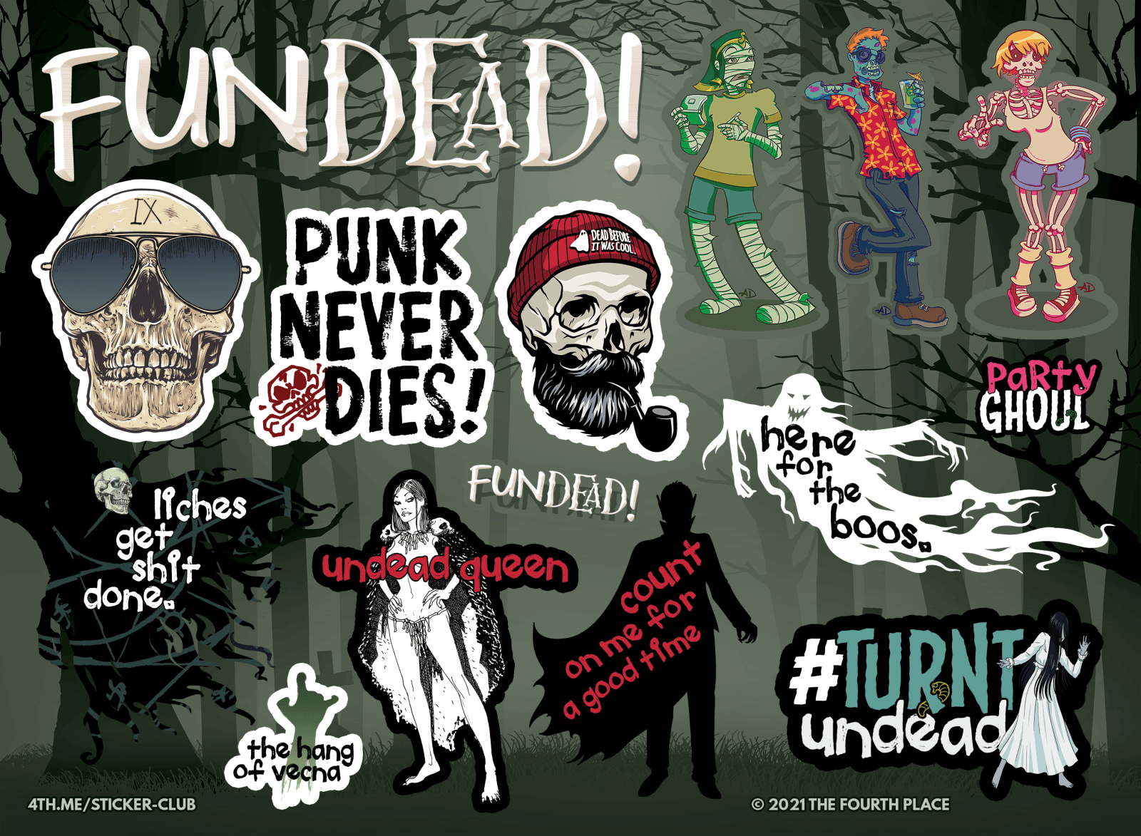 Fundead! Stickers