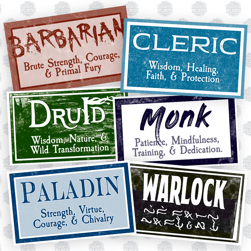 RPG Class Stickers (Vol. 2)