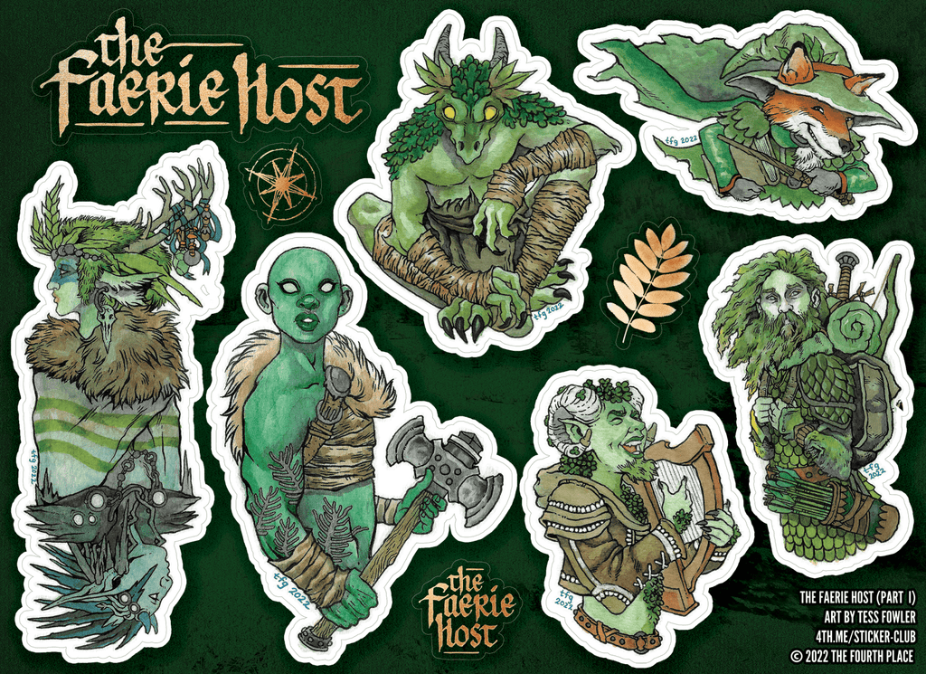The Faerie Host Stickers (Part 1)