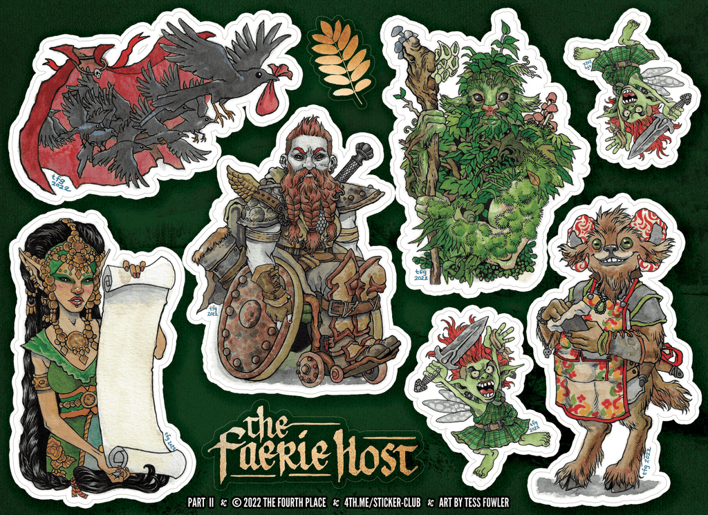 The Faerie Host Stickers (Part 2)