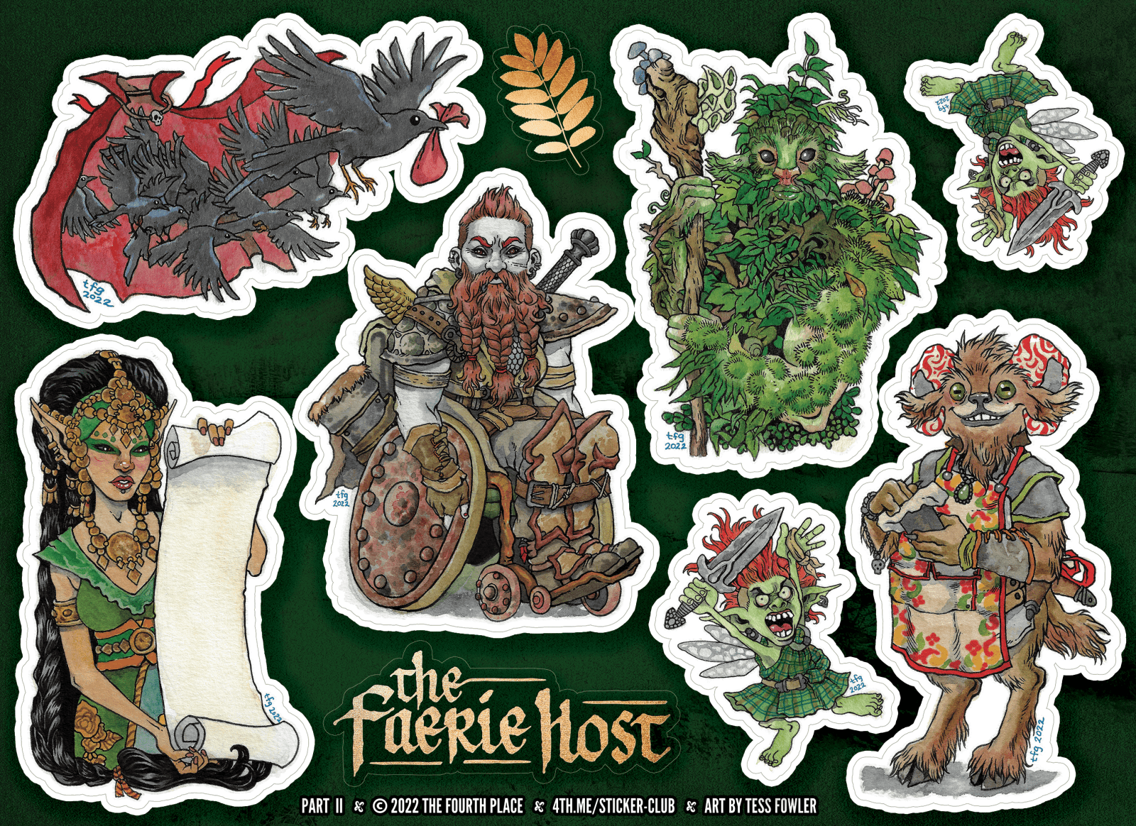 The Faerie Host Stickers (Part 2)